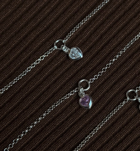 PULSERA PUNTO CIRCON PLATA