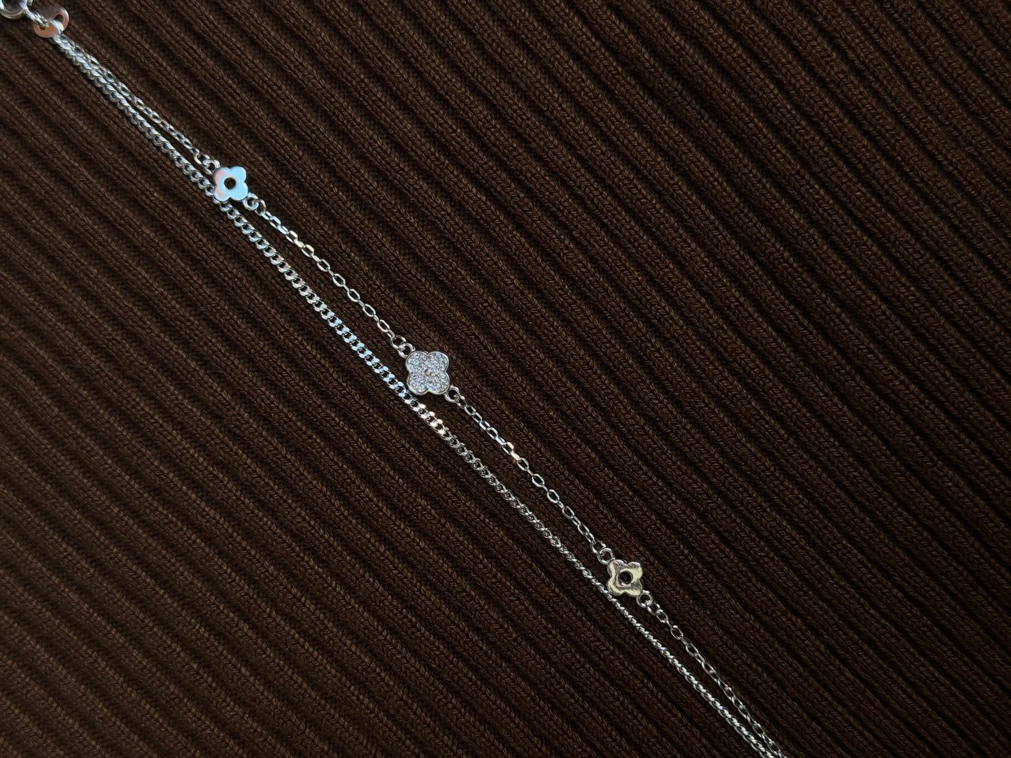 PULSERA MINI VAN CLEEF PLATA