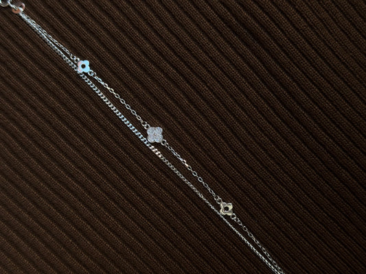 PULSERA MINI VAN CLEEF PLATA