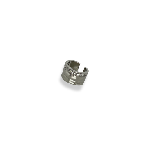 EARCUFF PLATEADO BRILLANTE COVER