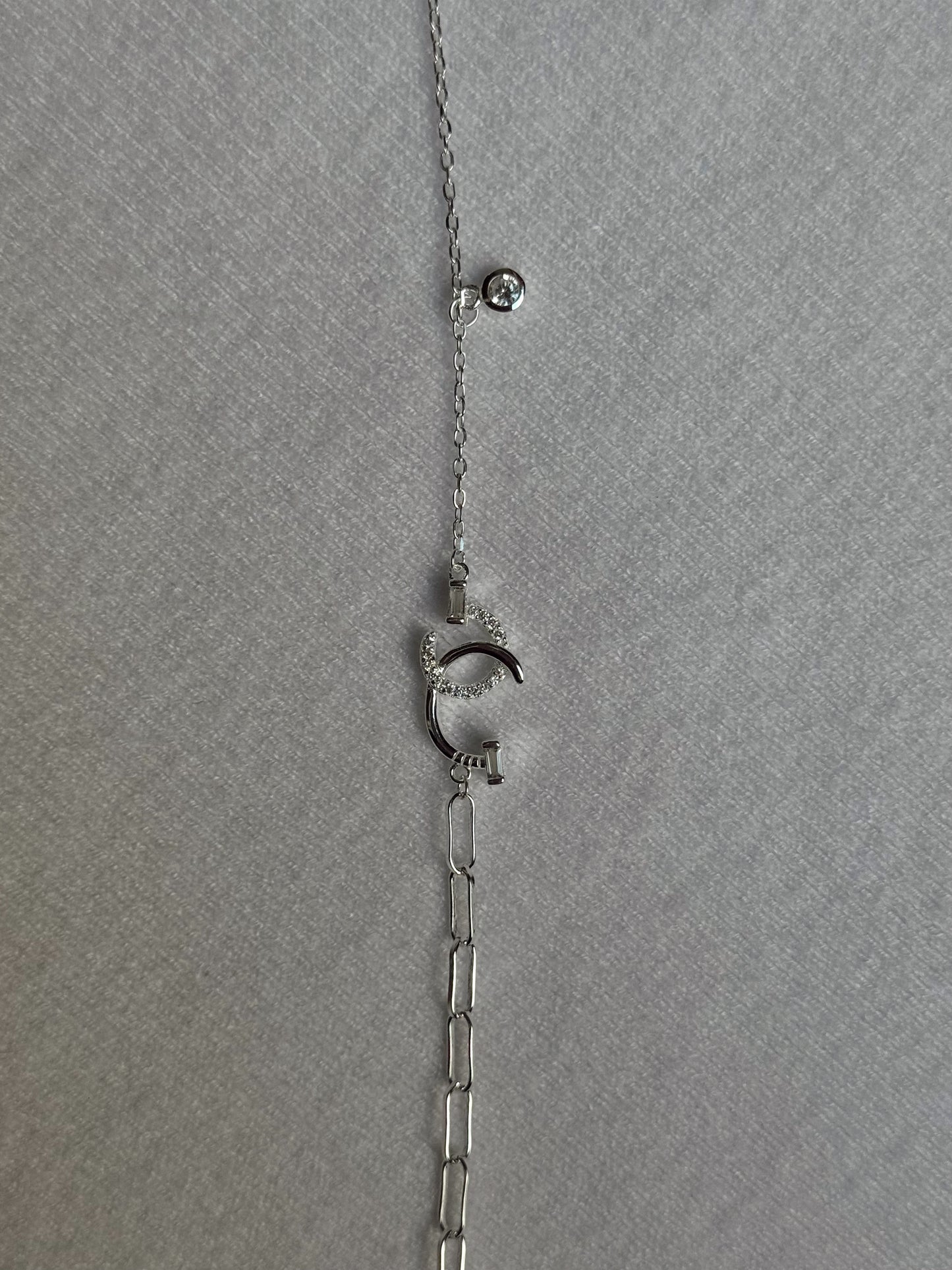 PULSERA CLAVO PLATA