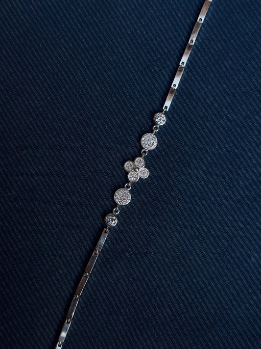 PULSERA LUCKY PLATA