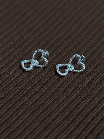 TOPOS CORAZÓN DOBLE PLATA