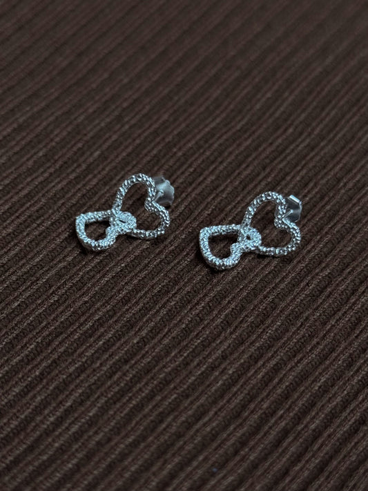 TOPOS CORAZÓN DOBLE PLATA