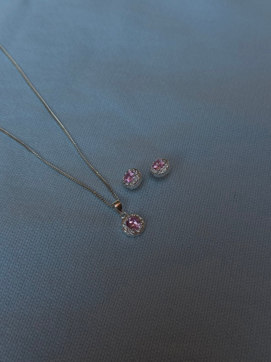 ADEREZO CIRCON ROSA PLATA