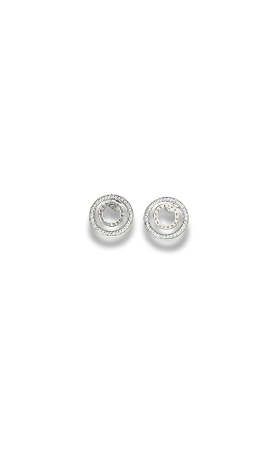TOPOS DOBLE CIRCLE PLATA