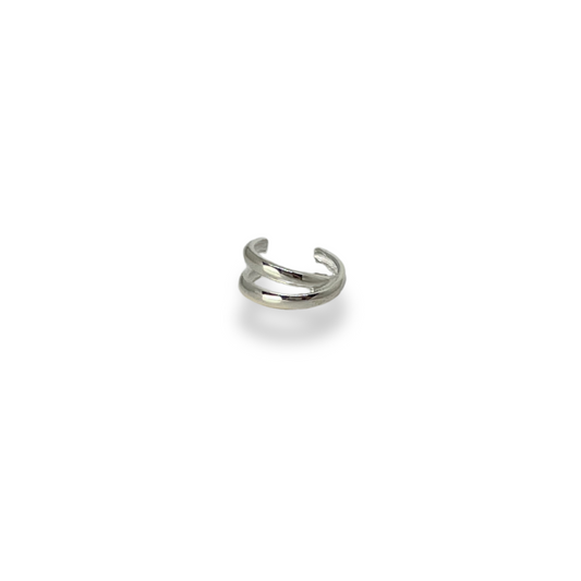MINI EARCUFF X PLATA