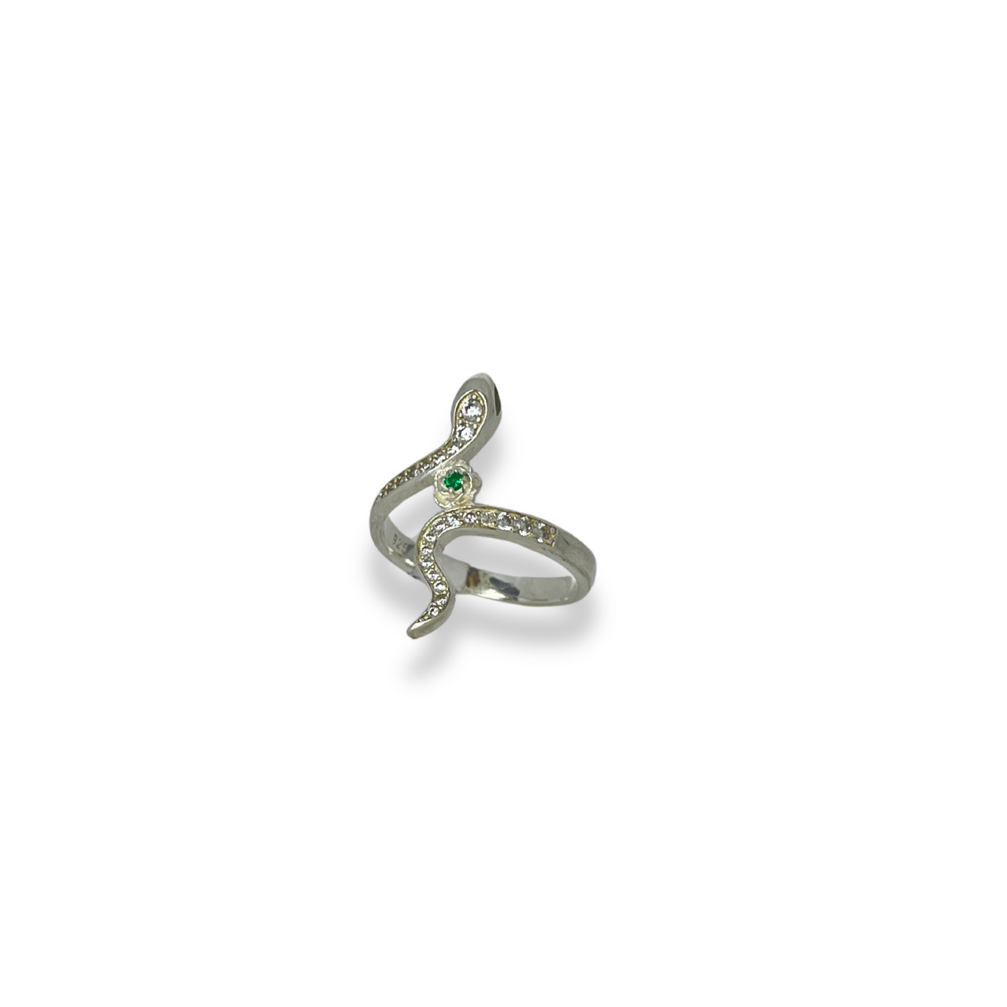 ANILLO SERPIENTE PLATA