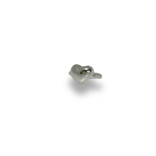 ANILLO CORAZÓN CHUNKY PLATA